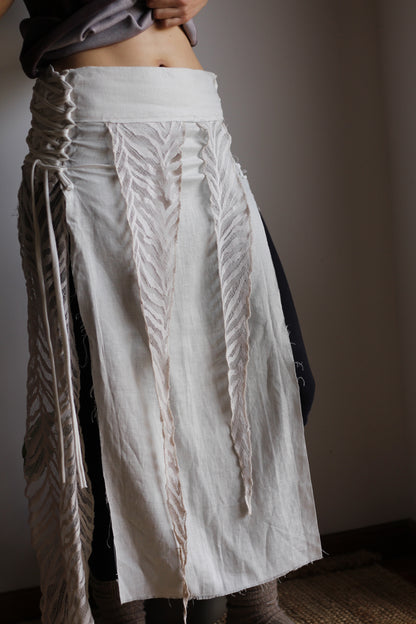 Long Painel Skirt | White | S - M