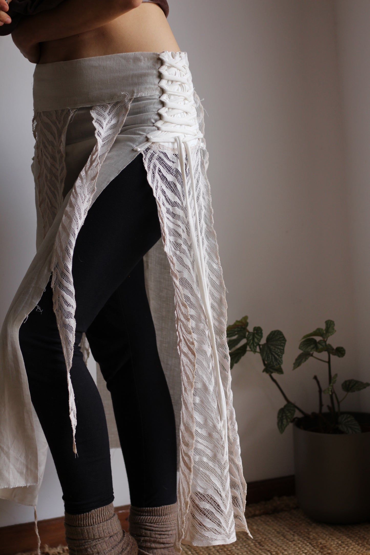 Long Painel Skirt | White | S - M