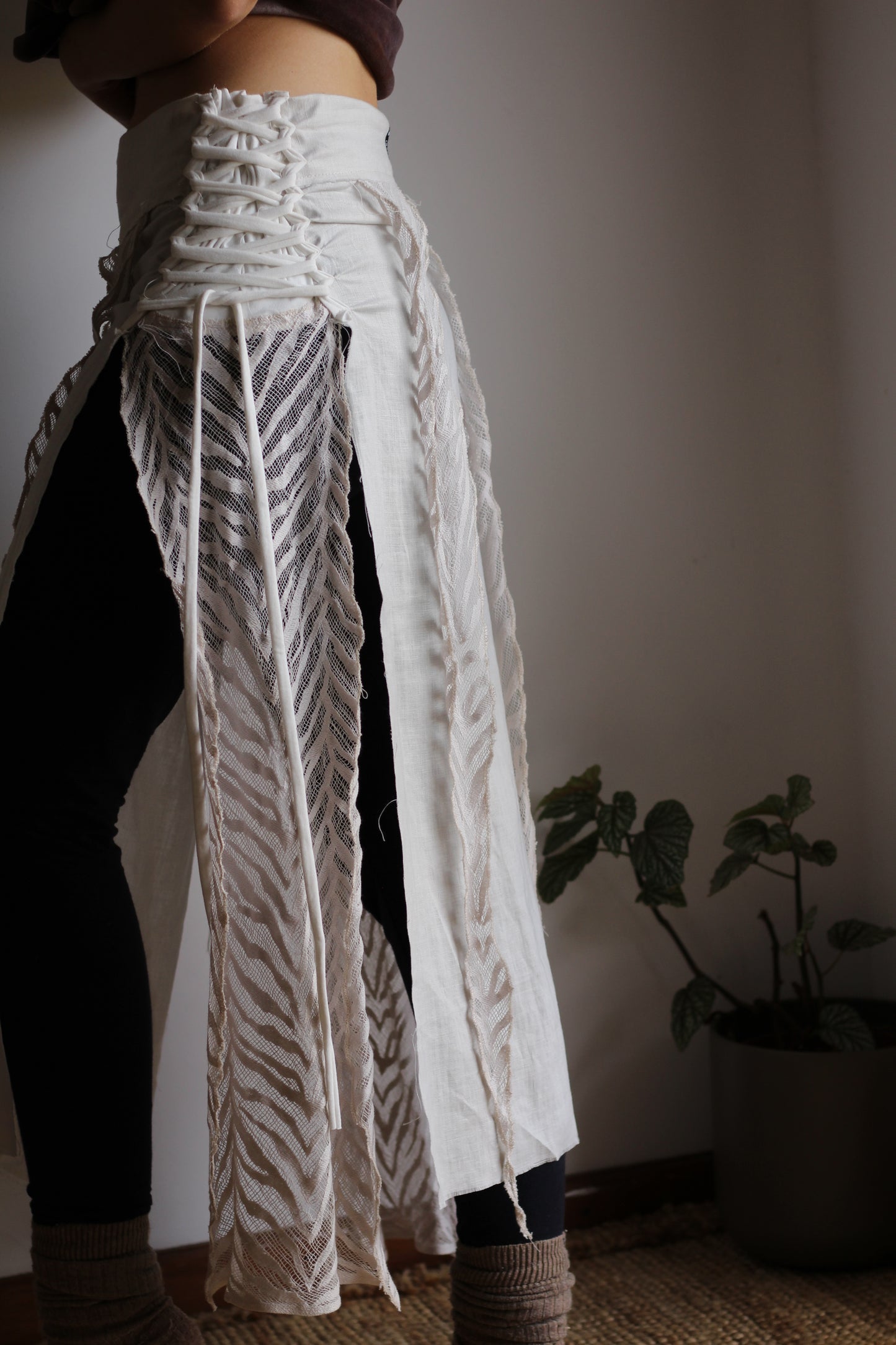 Long Painel Skirt | White | S - M