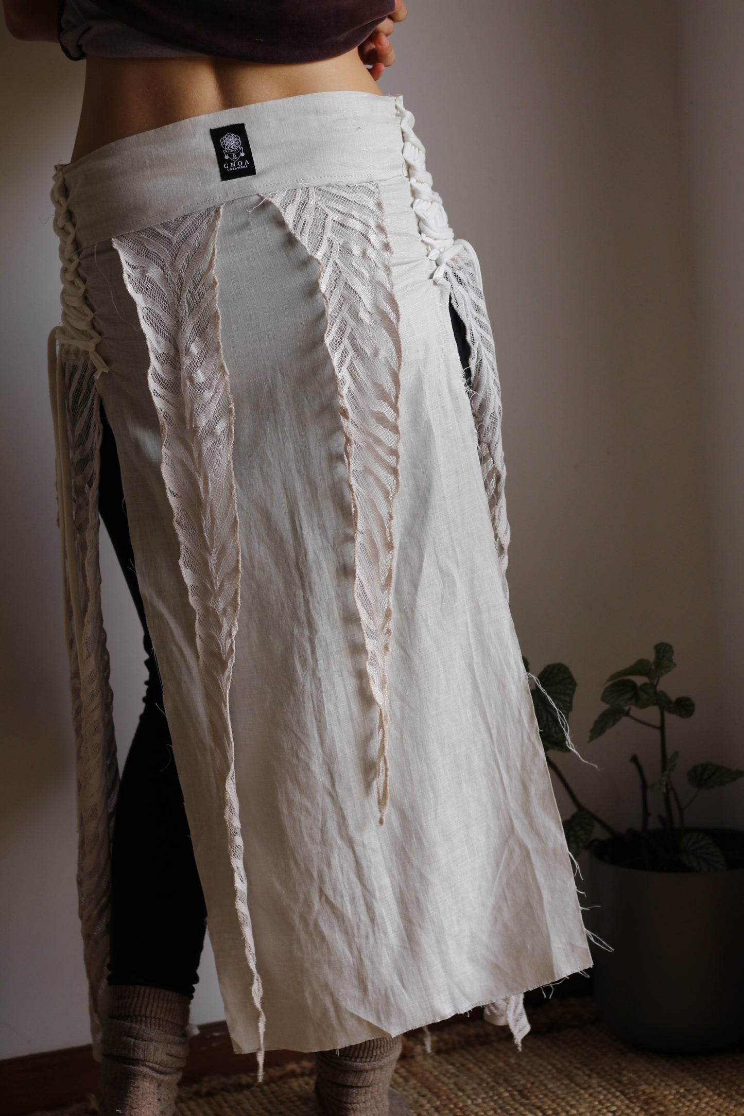 Long Painel Skirt | White | S - M