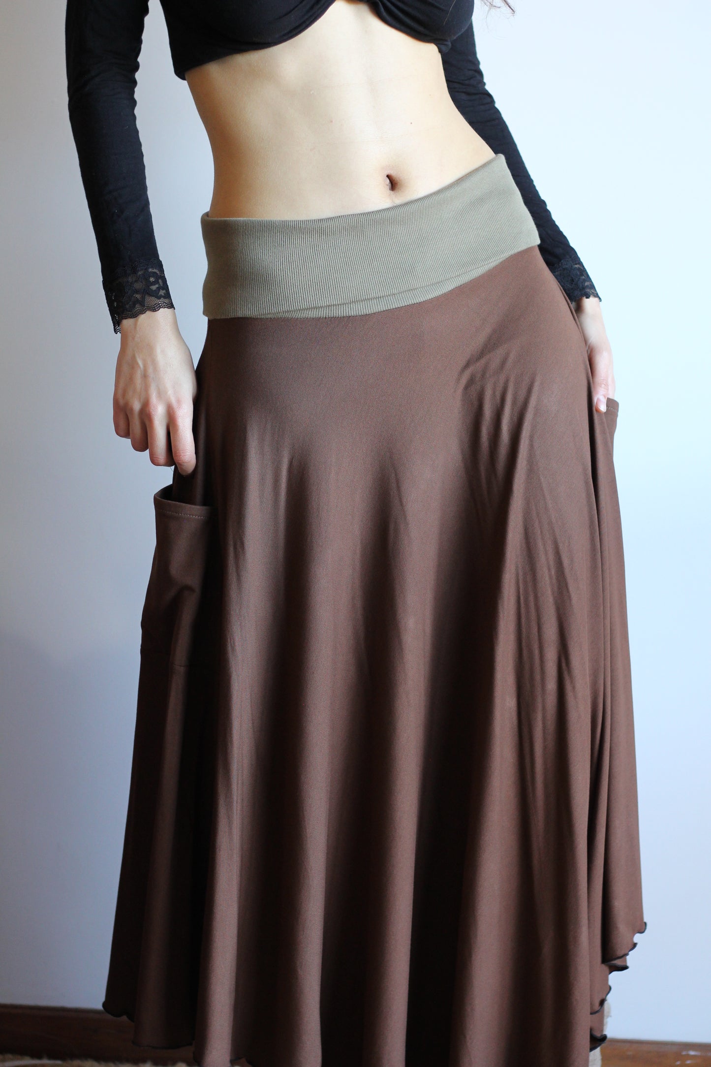 Earth Skirt | Brown & Khaki | M - L