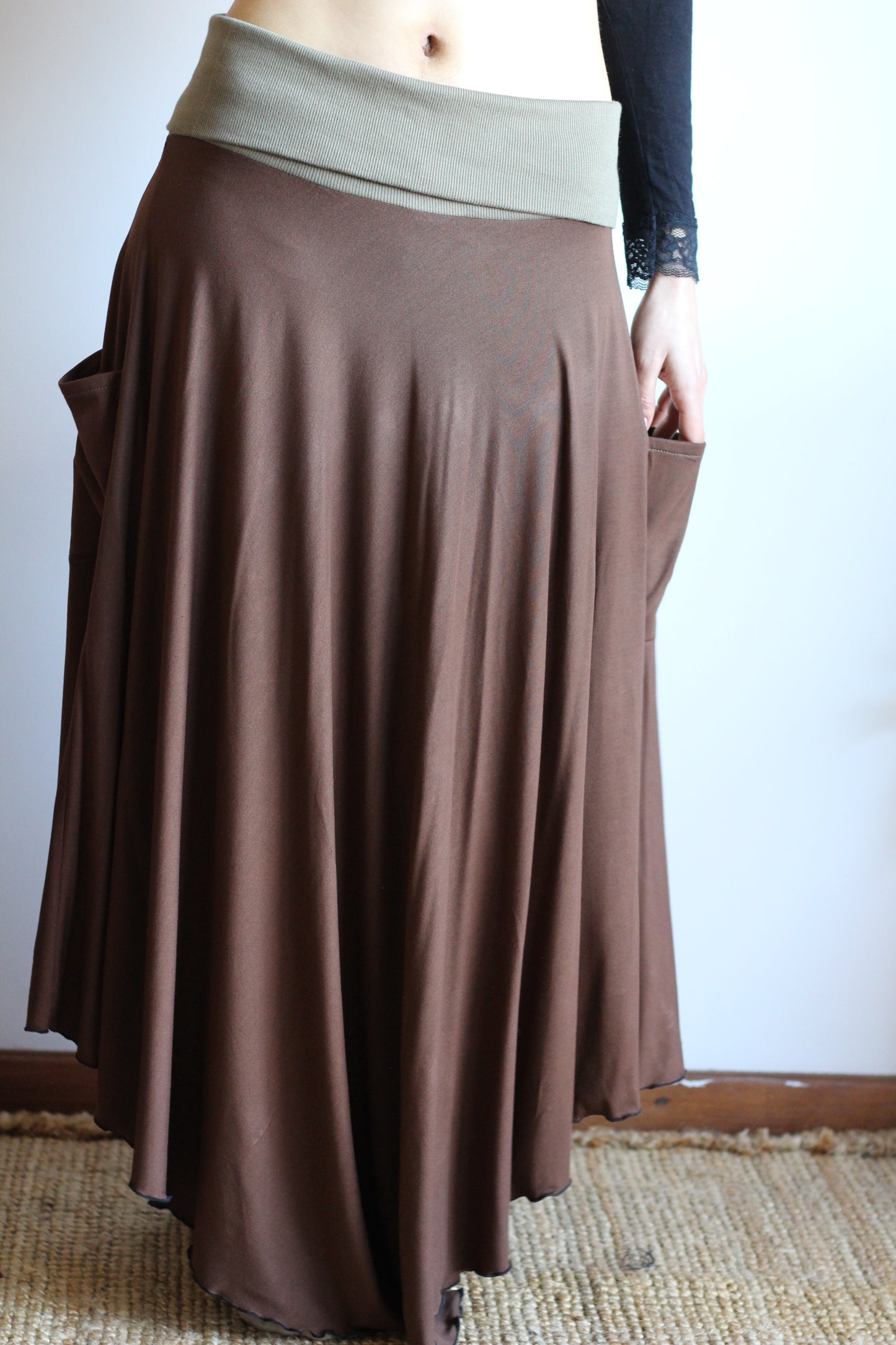 Earth Skirt | Brown & Khaki | M - L