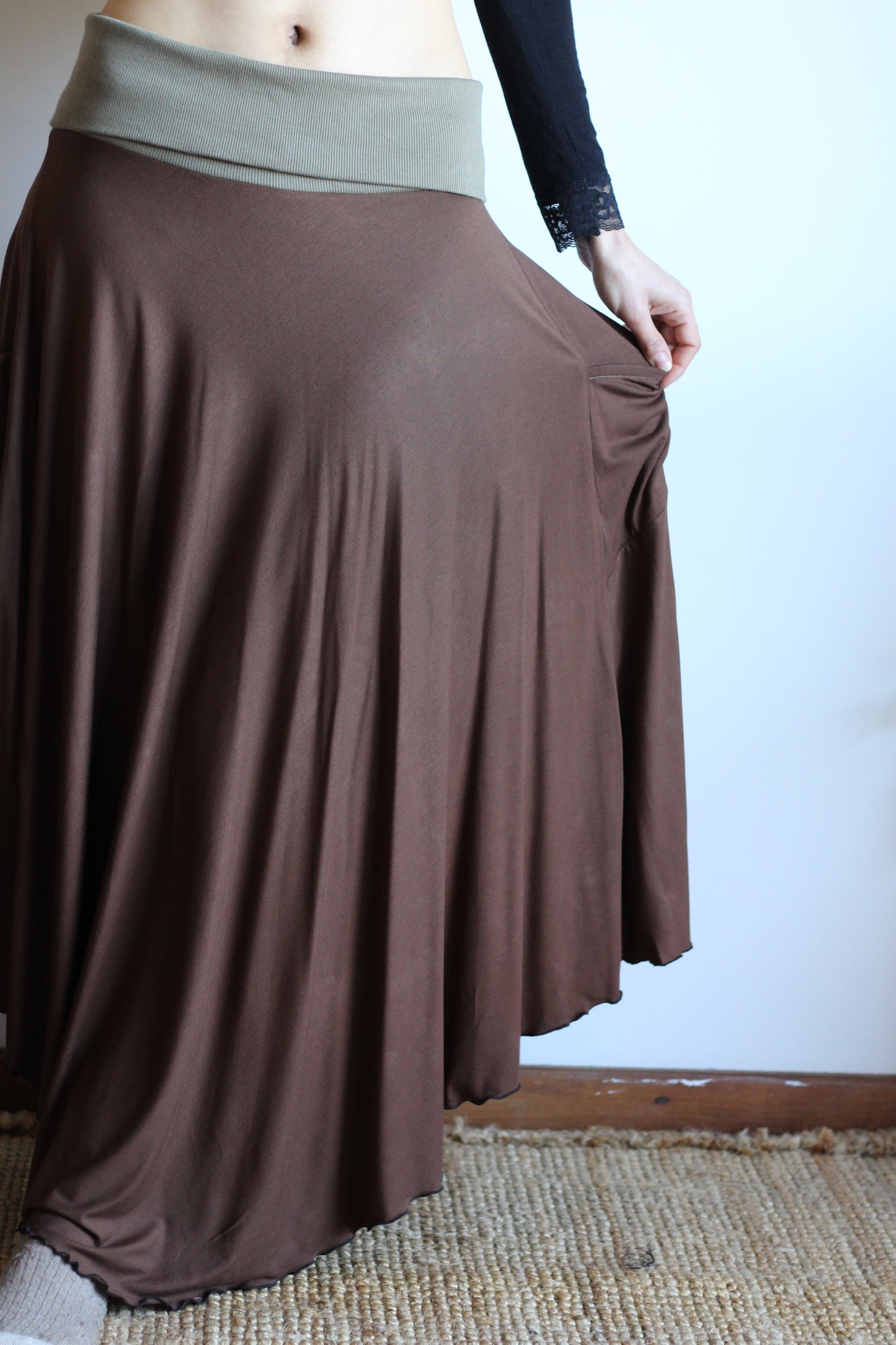 Earth Skirt | Brown & Khaki | M - L