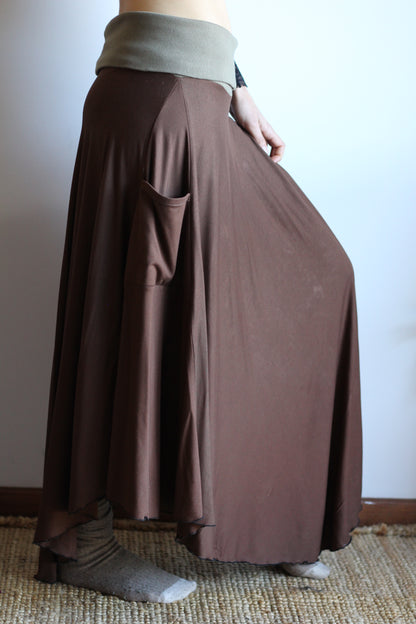 Earth Skirt | Brown & Khaki | M - L