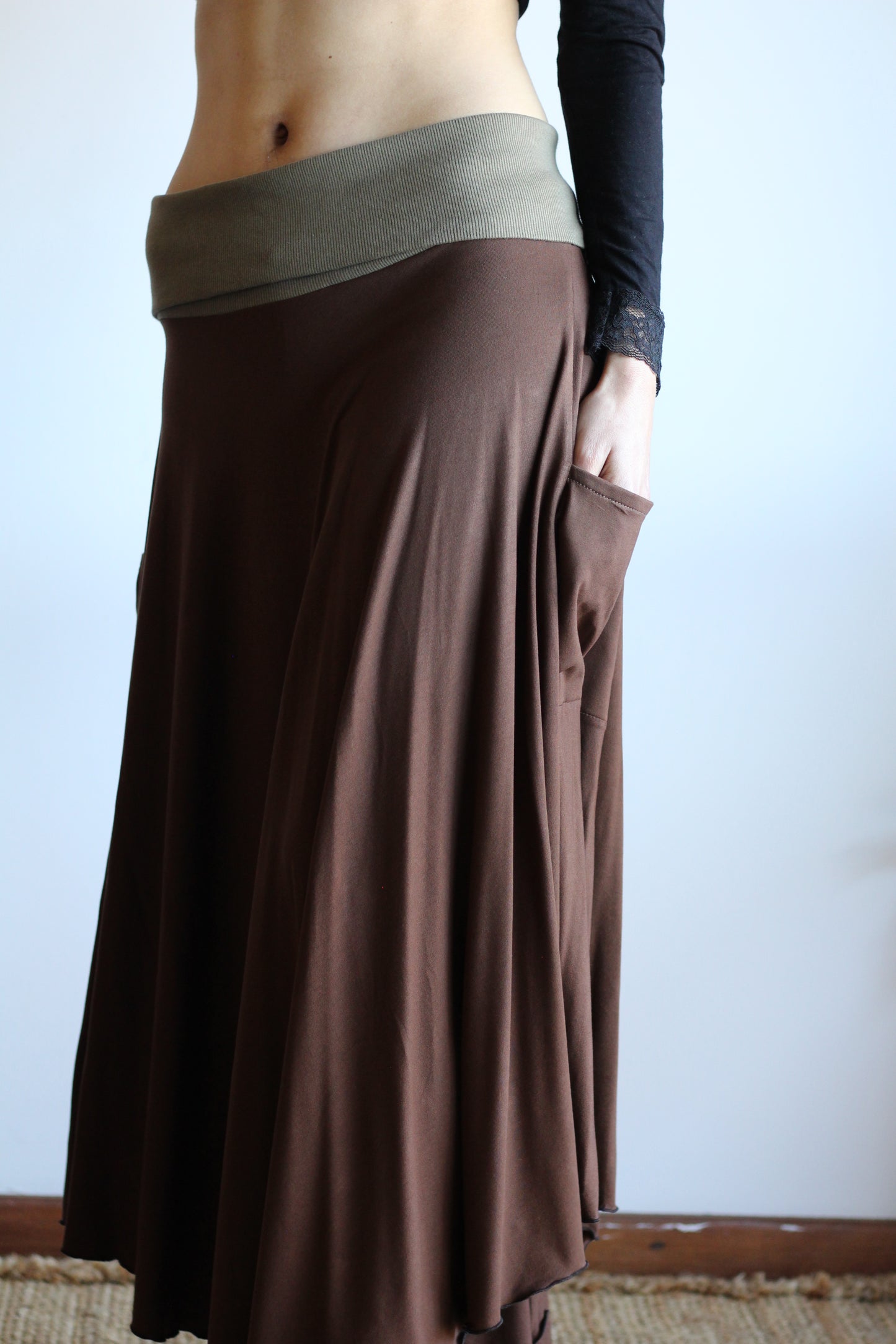 Earth Skirt | Brown & Khaki | M - L