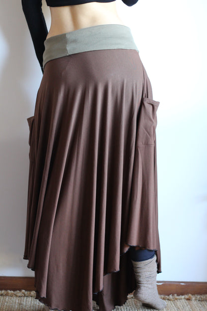 Earth Skirt | Brown & Khaki | M - L