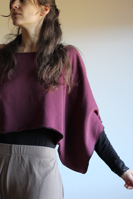 Winter Purna Top | Wine | One size