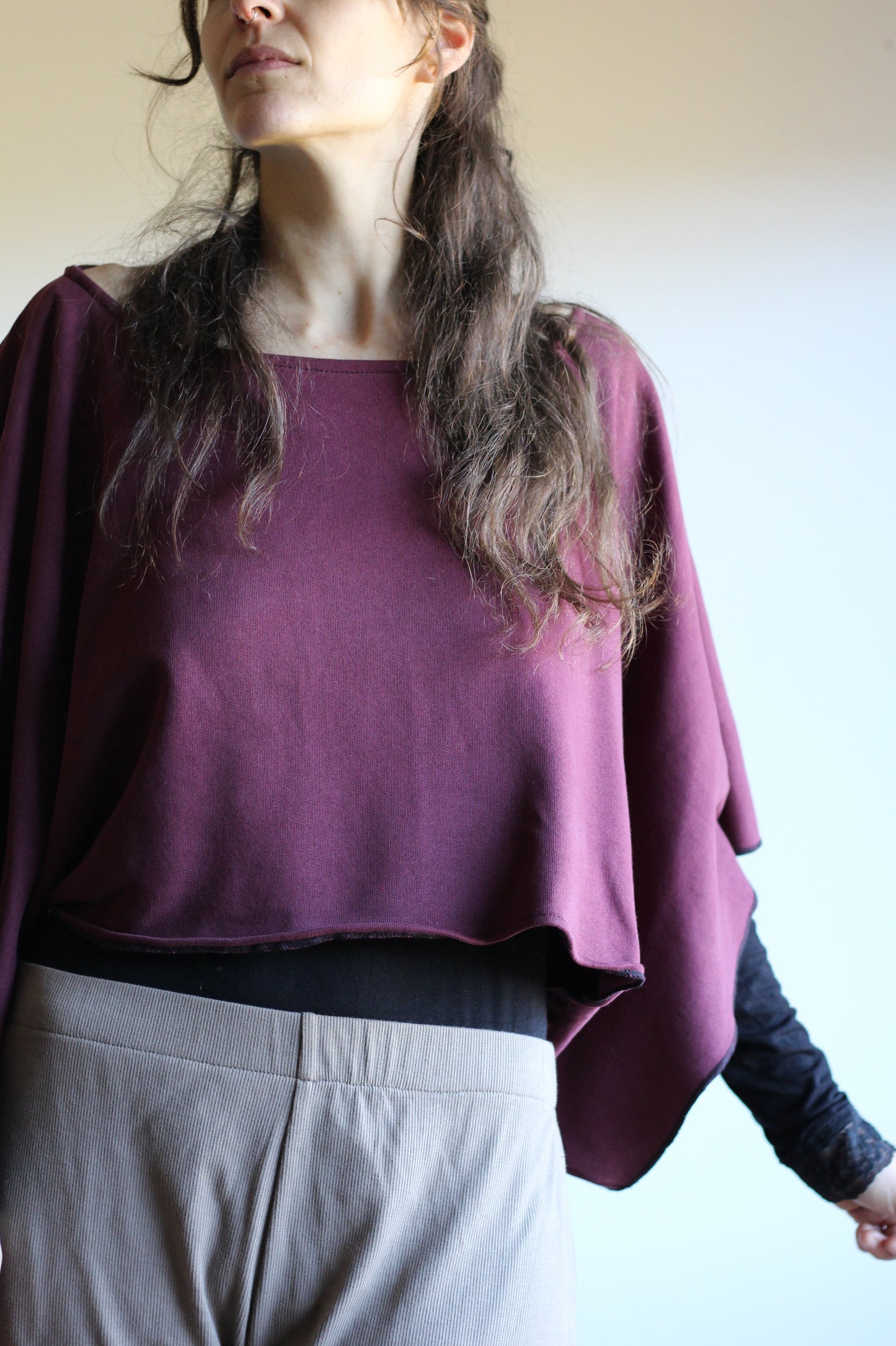 Winter Purna Top | Wine | One size