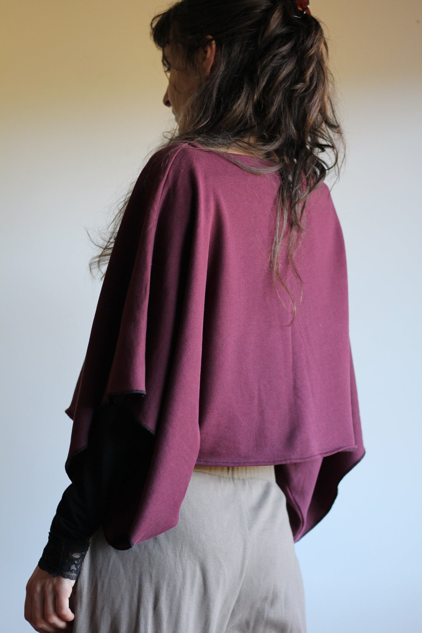 Winter Purna Top | Wine | One size