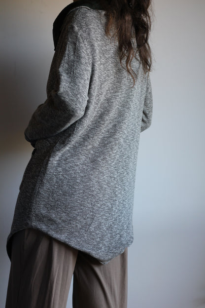 Cozy Coat | White/Black & Green | S - M