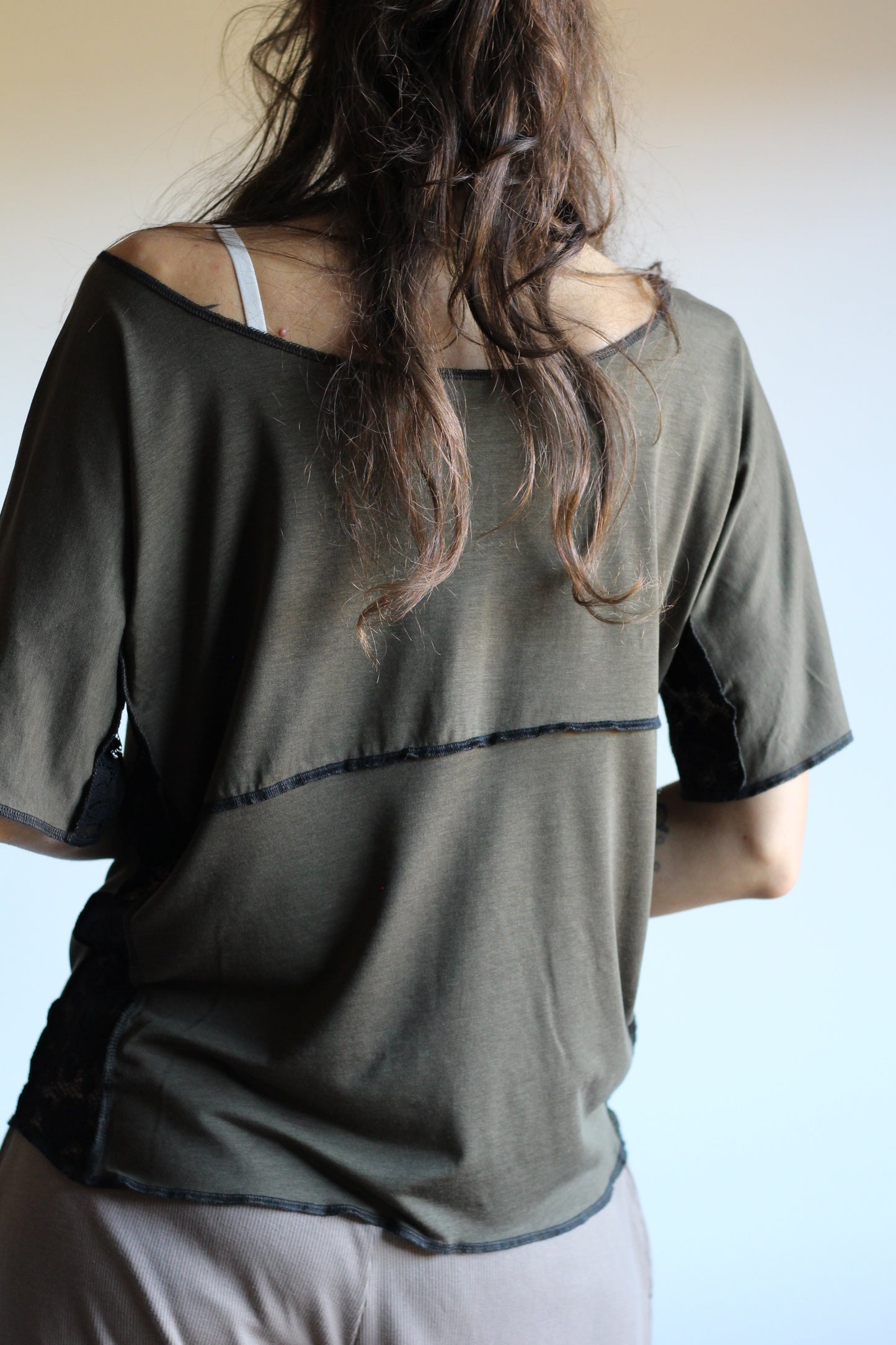 Blouse | Khaki & Black | S - M