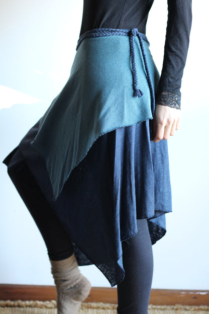 Wrap Skirt | Blue | XS - M