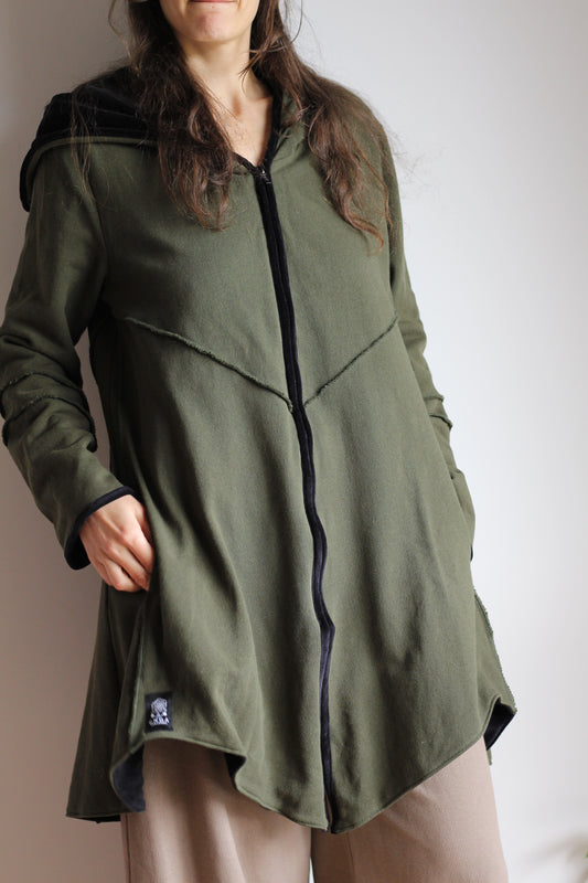 Witch Coat | Green & Black | S - M