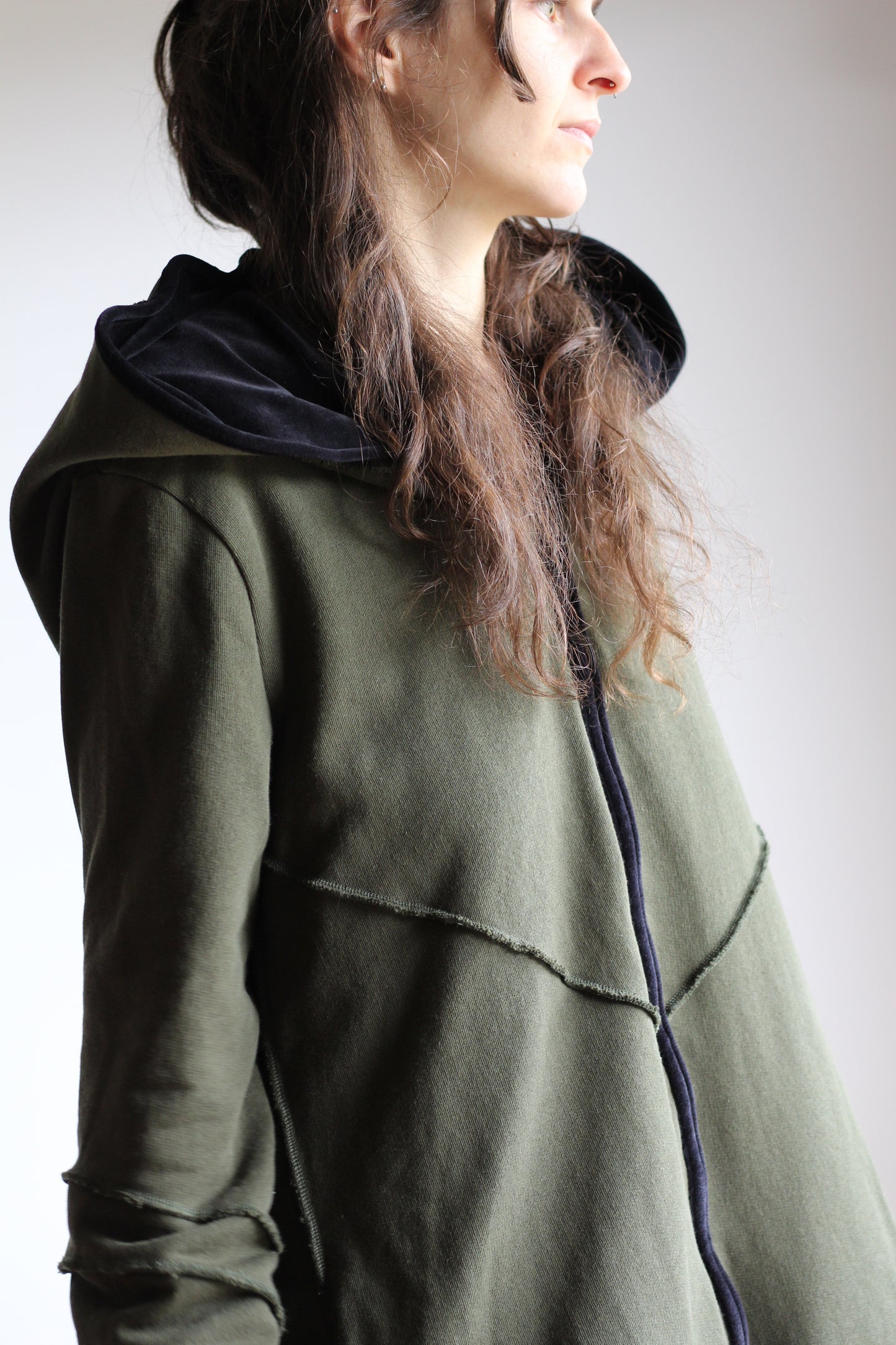 Witch Coat | Green & Black | S - M