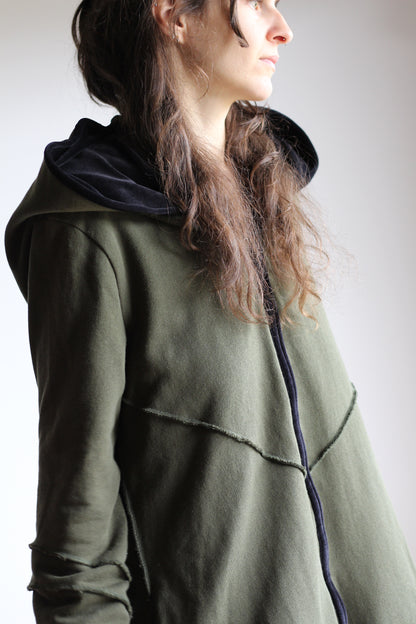 Witch Coat | Green & Black | S - M