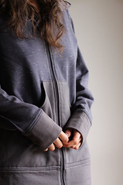 Cozy Jacket | Blue/Gray | XS - M