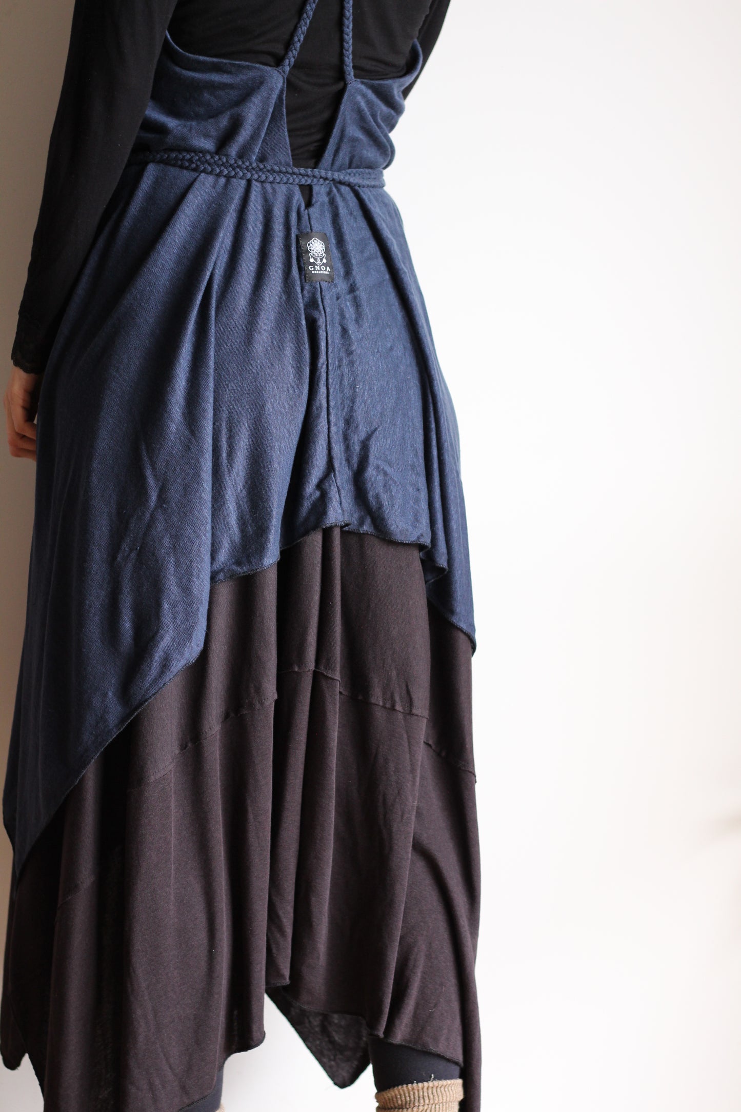 Freyja dress | Blue & Black | One size