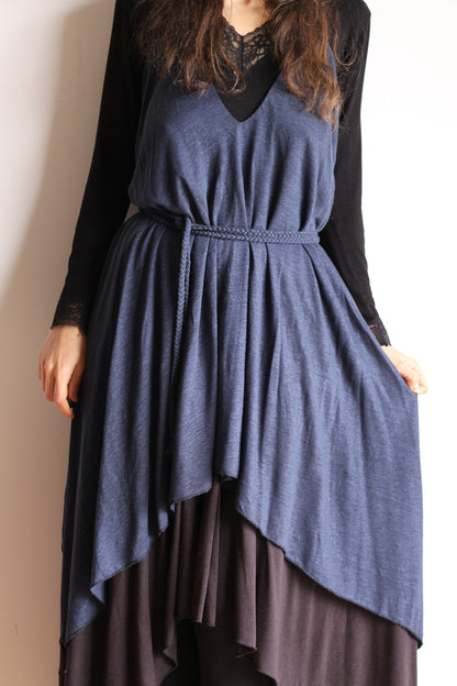 Freyja dress | Blue & Black | One size