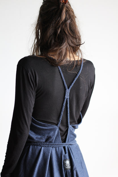 Freyja dress | Blue & Black | One size