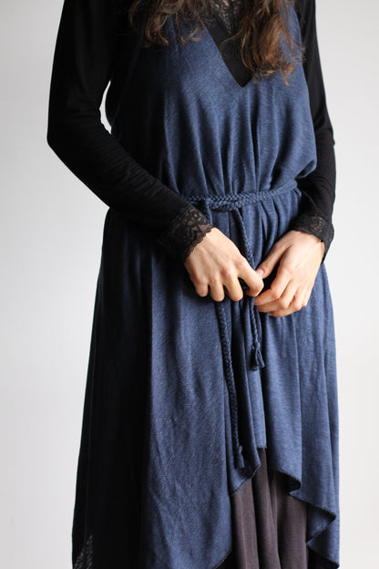 Freyja dress | Blue & Black | One size