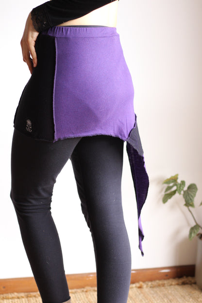 Festival Skirt | Purple & Black | S