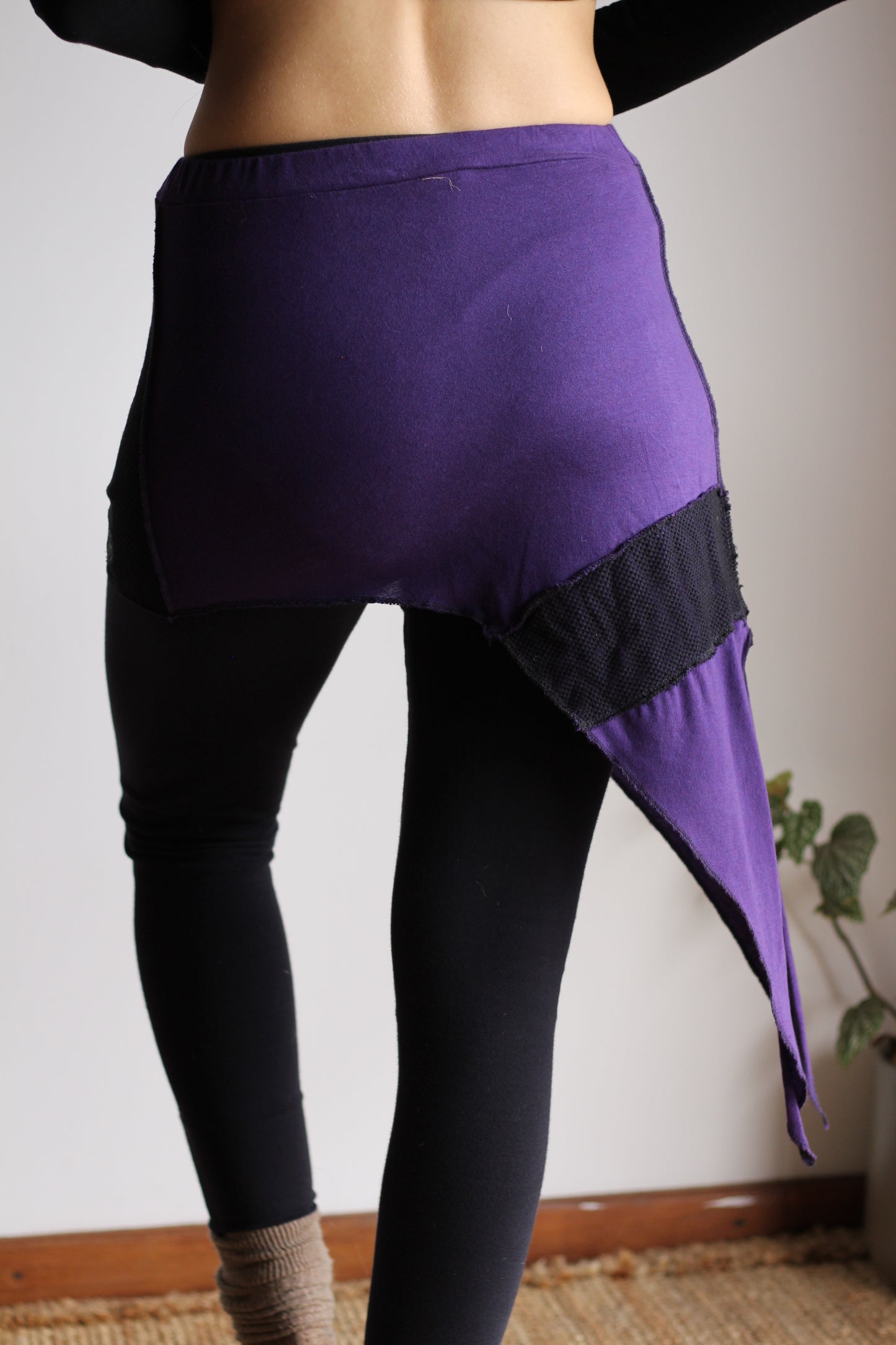 Festival Skirt | Purple & Black | S