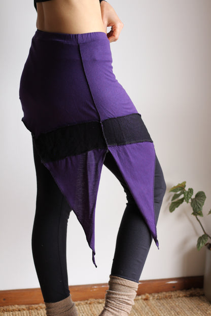 Festival Skirt | Purple & Black | S