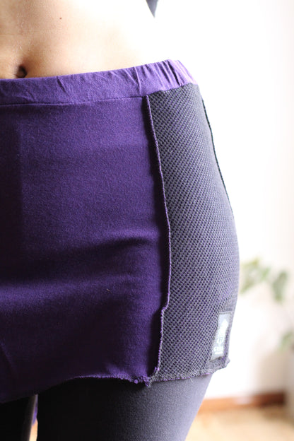 Festival Skirt | Purple & Black | S