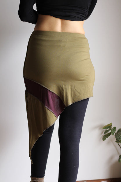 Festival Skirt | Green & Purple | S