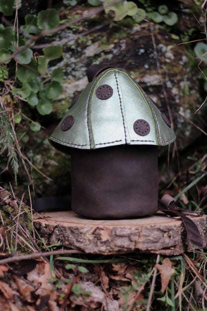 Mushie Bag | Brown & Green