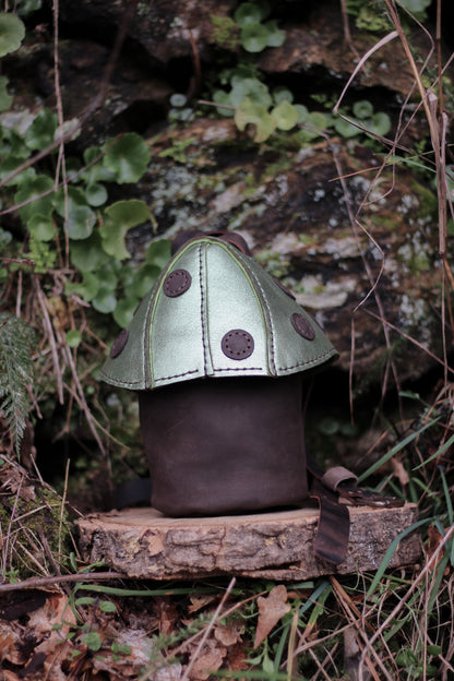 Mushie Bag | Brown & Green