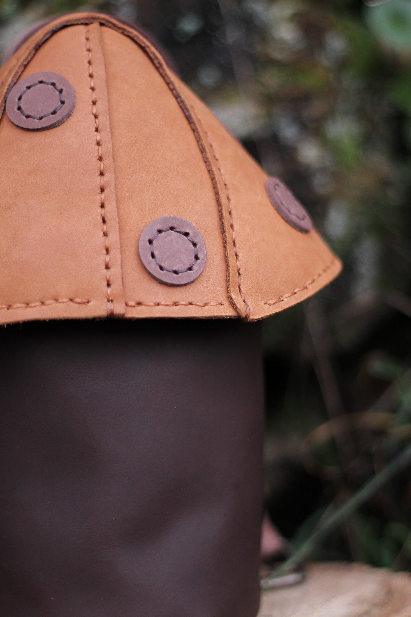 Mushie Bag | Brown & Orange