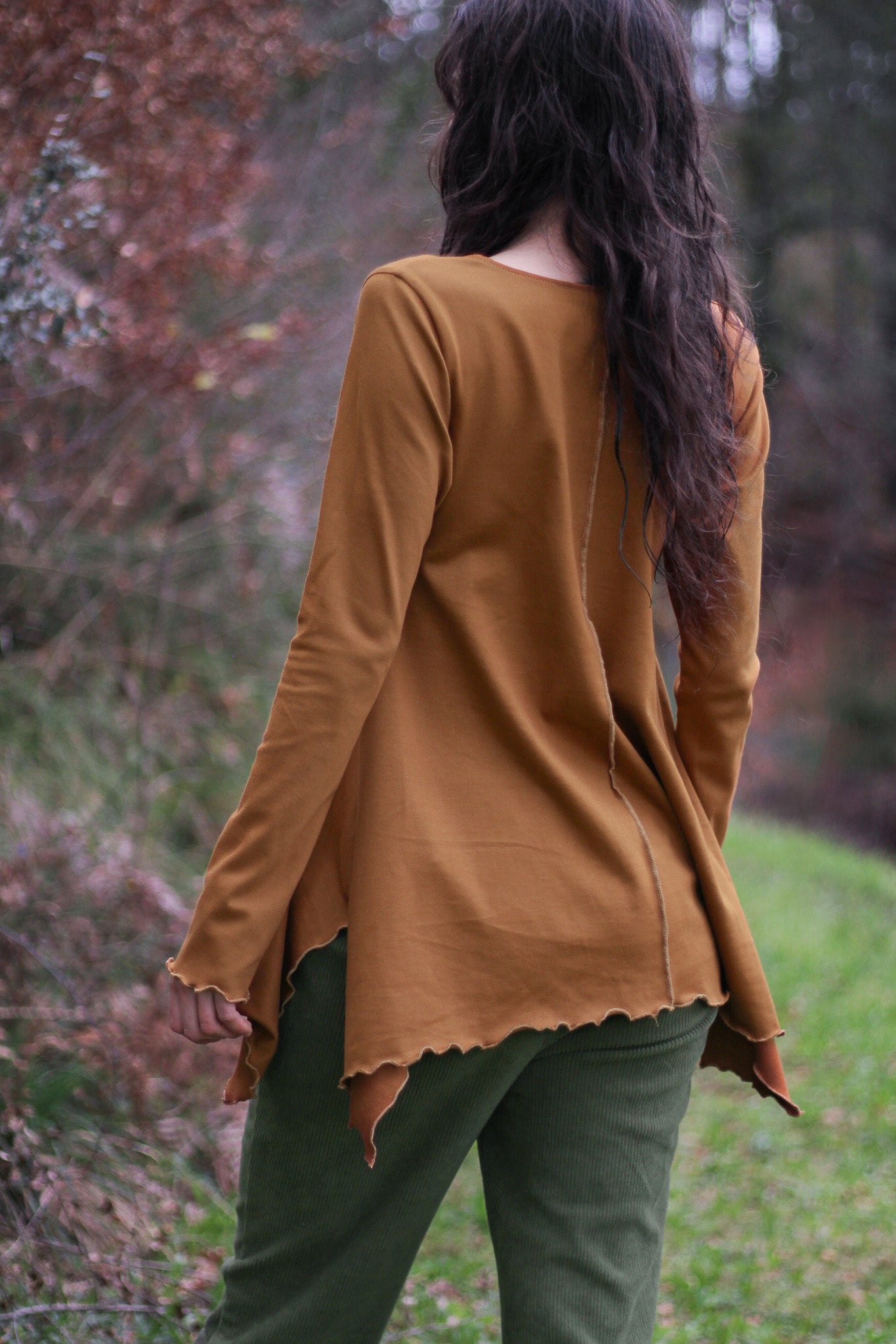 LILY long sleeve blouse | Bronze