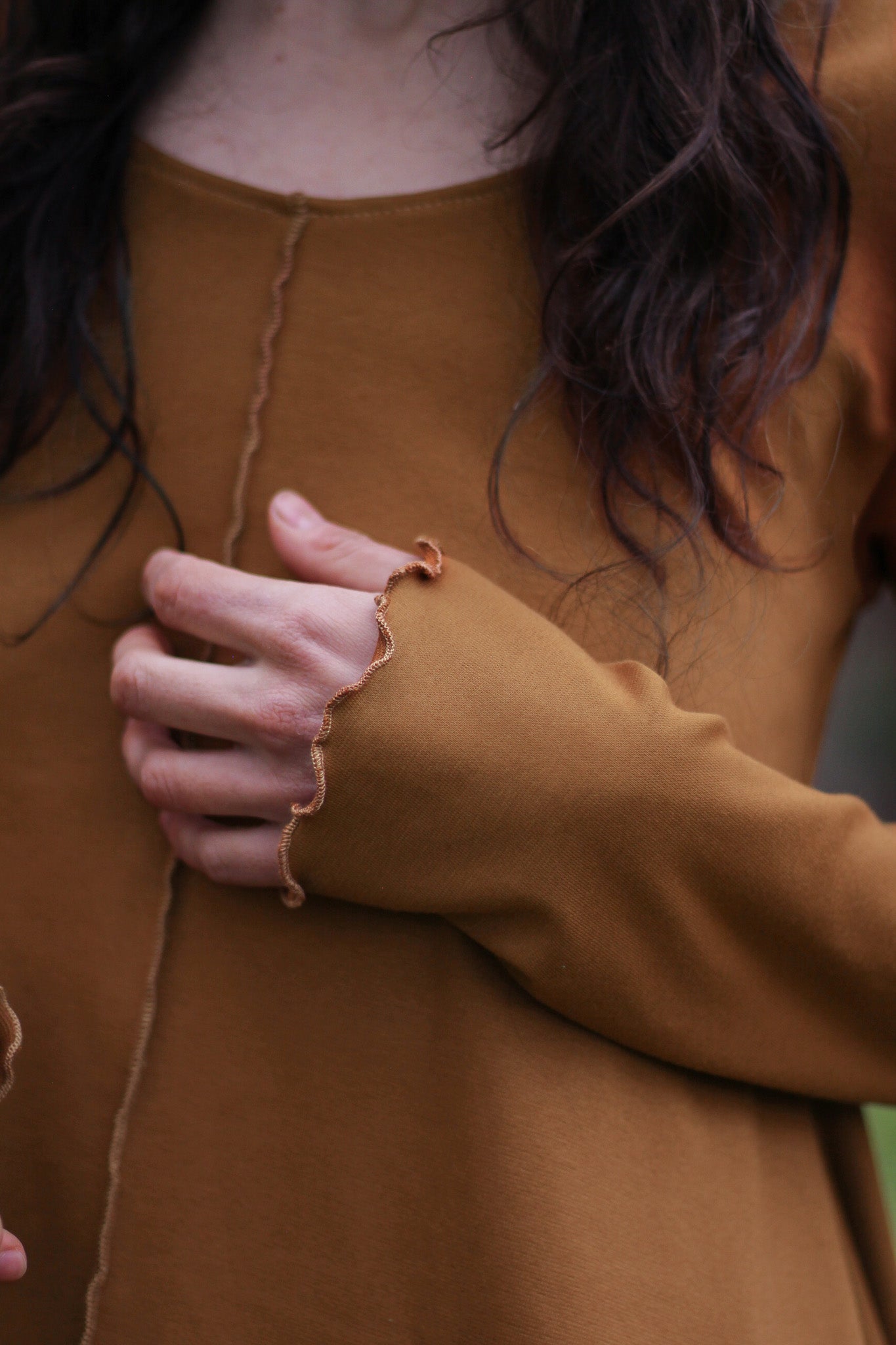 LILY long sleeve blouse | Bronze