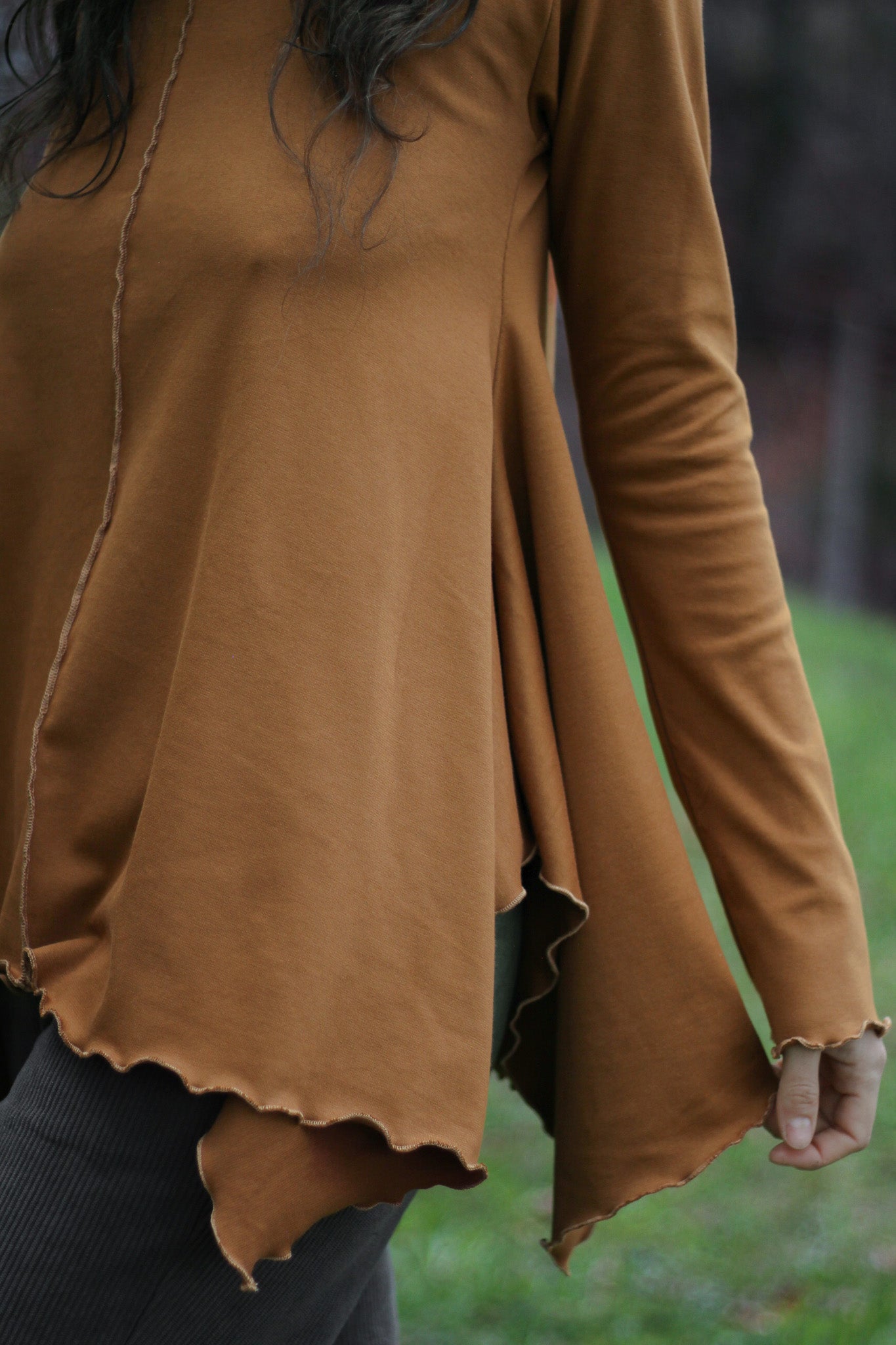 LILY long sleeve blouse | Bronze