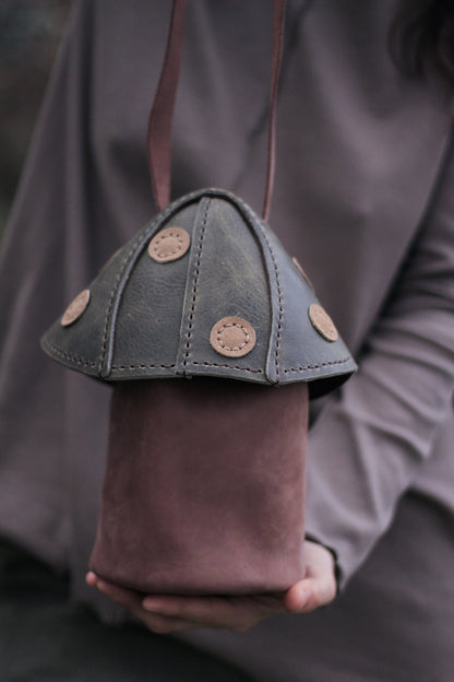 Mushie Bag | Brown & Green