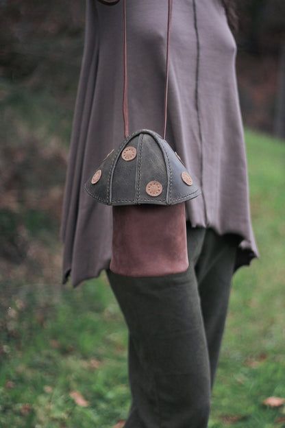 Mushie Bag | Brown & Green