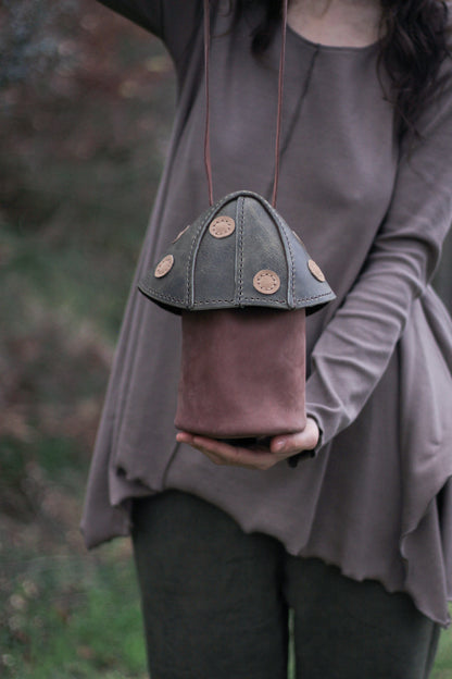 Mushie Bag | Brown & Green
