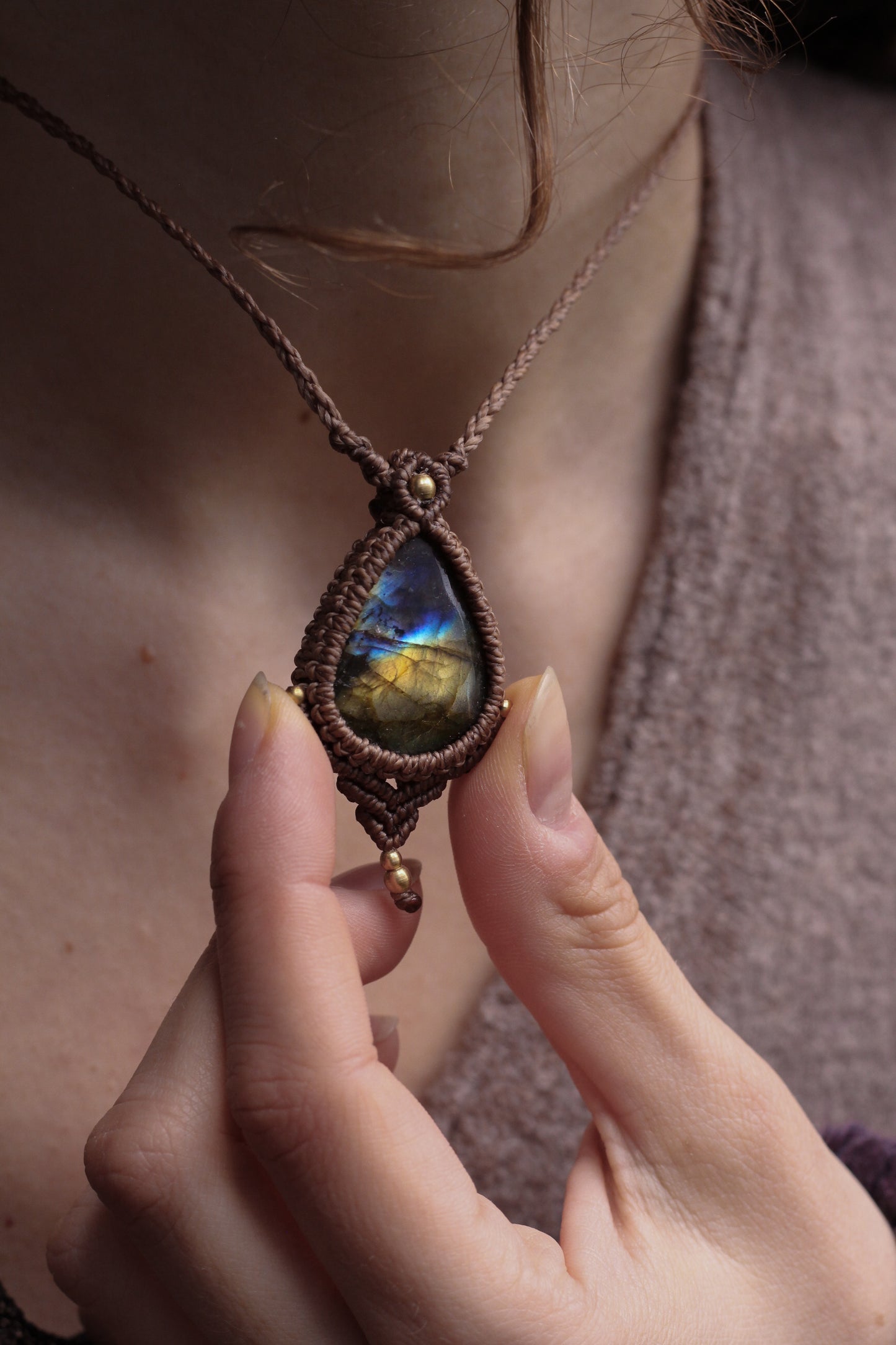 Labradorite pendant