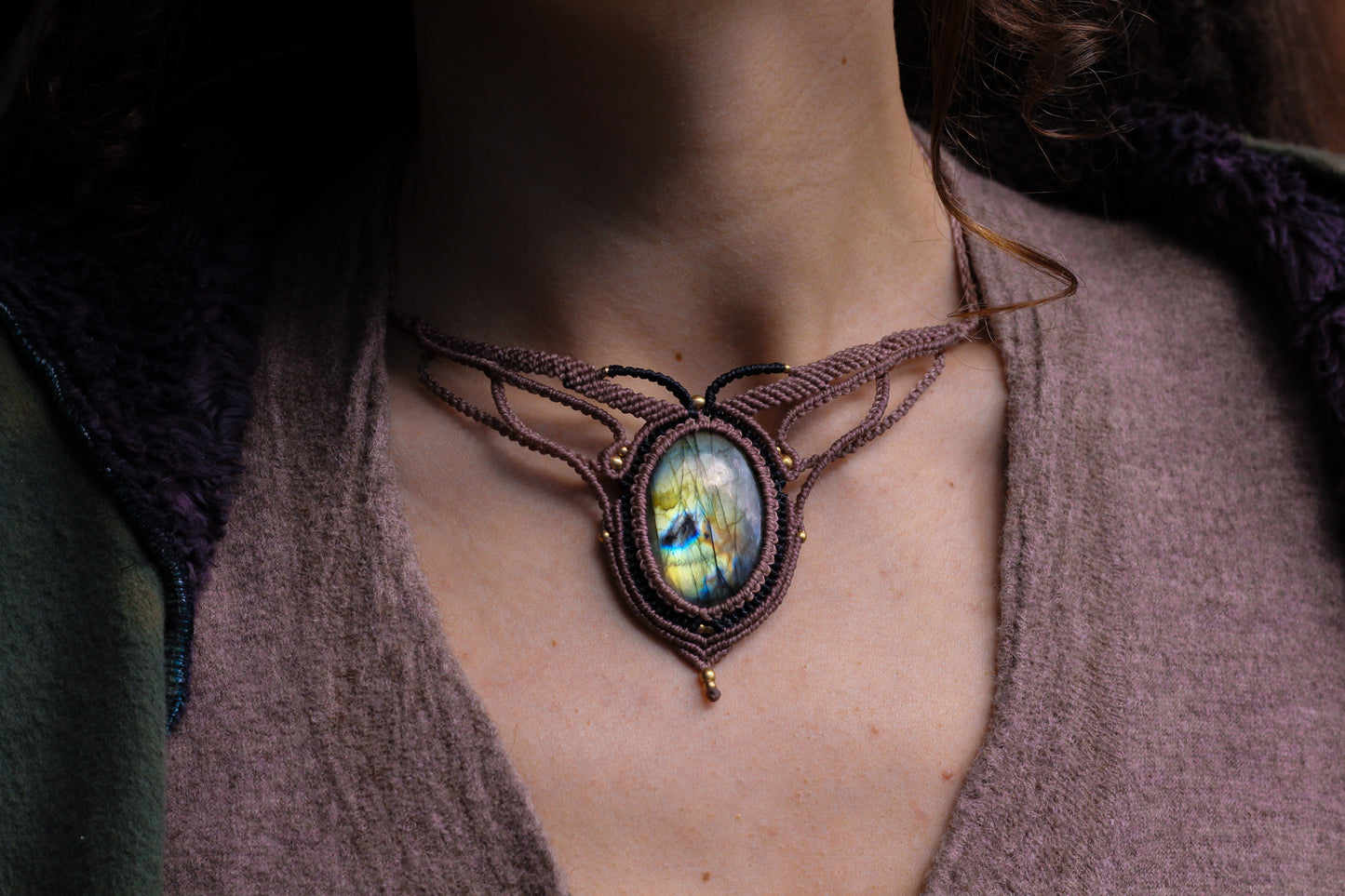 Forest Necklace | Labradorite