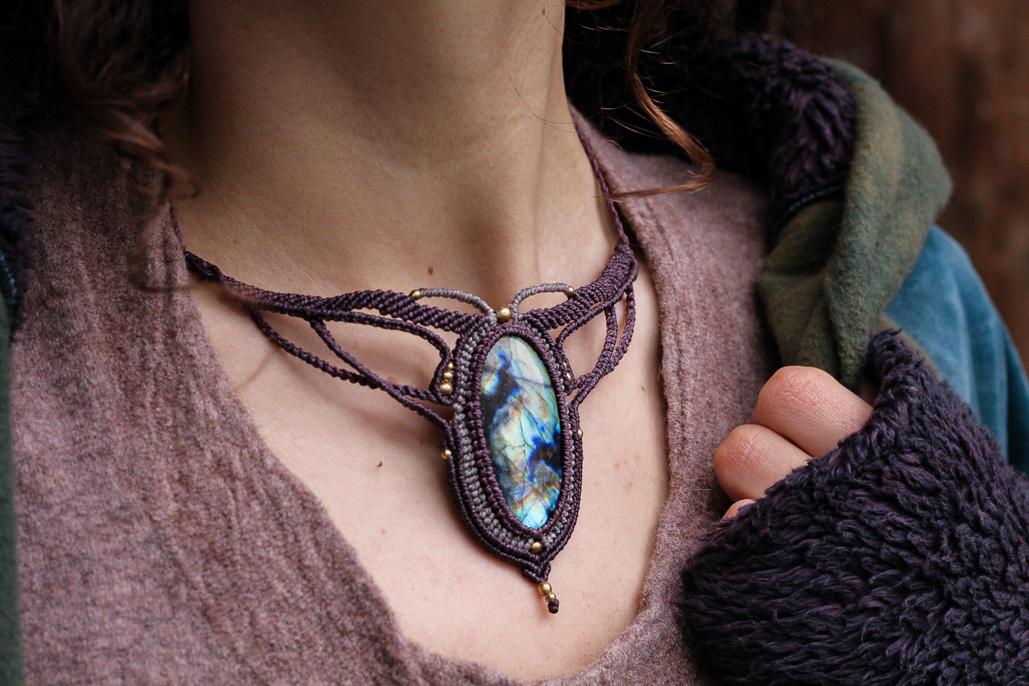 Forest Necklace | Labradorite