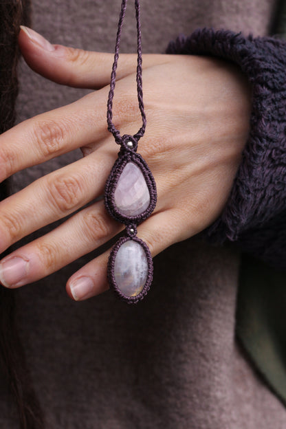 Kunzite & Moonstone pendant