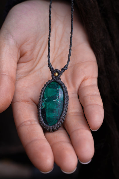 Malachite pendant