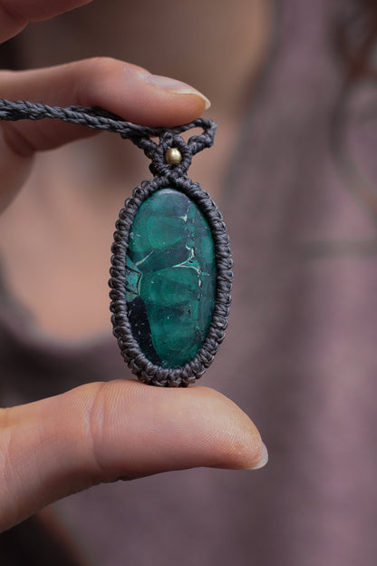 Malachite pendant