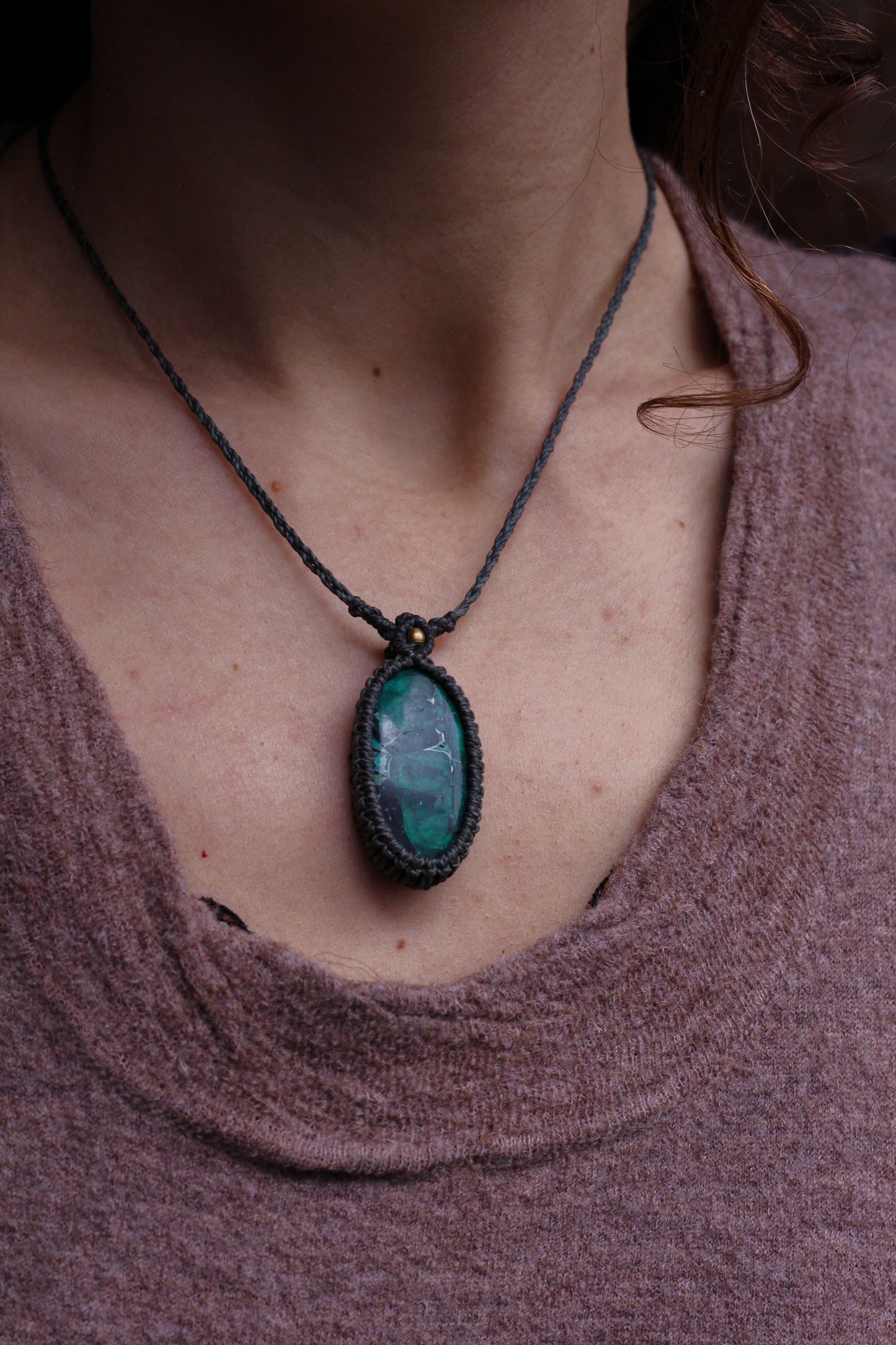 Malachite pendant