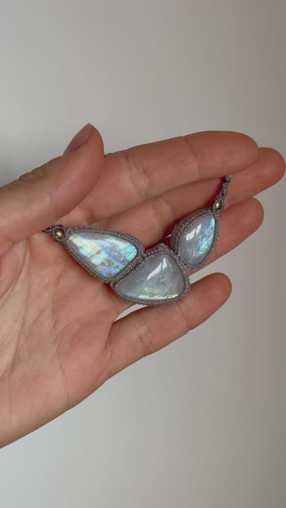 Assymetric Moonstone Neckalce | Soul Collection