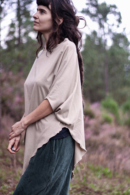 LEAF Blouse | Light beige