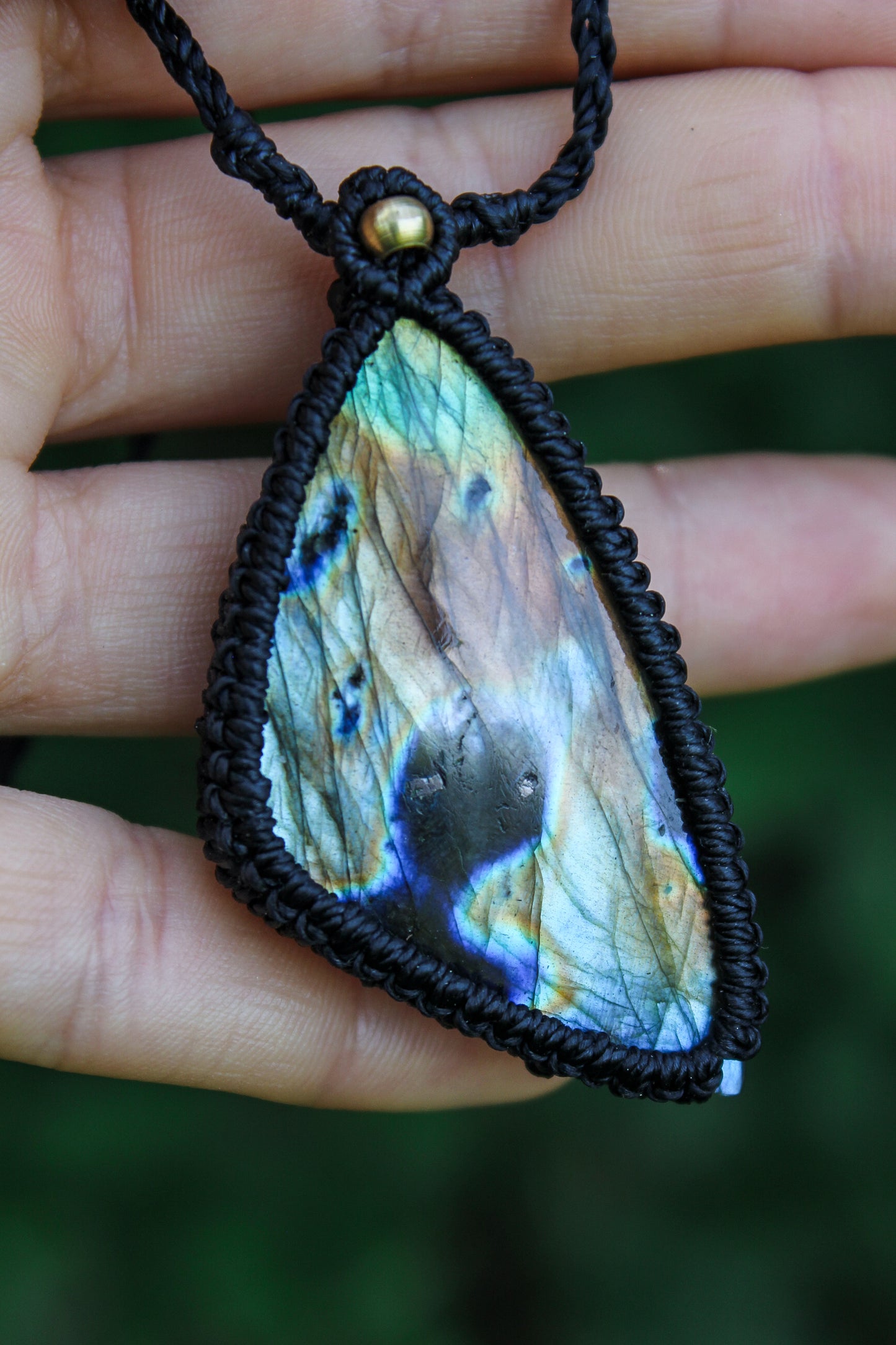 Assymetric pendant | Labradorite