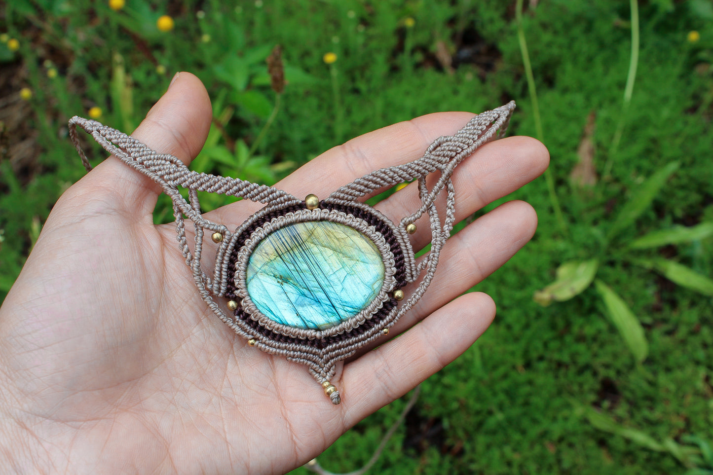 Forest Necklace | Blue labradorite