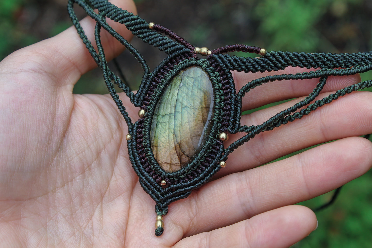 Forest Necklace | Labradorite